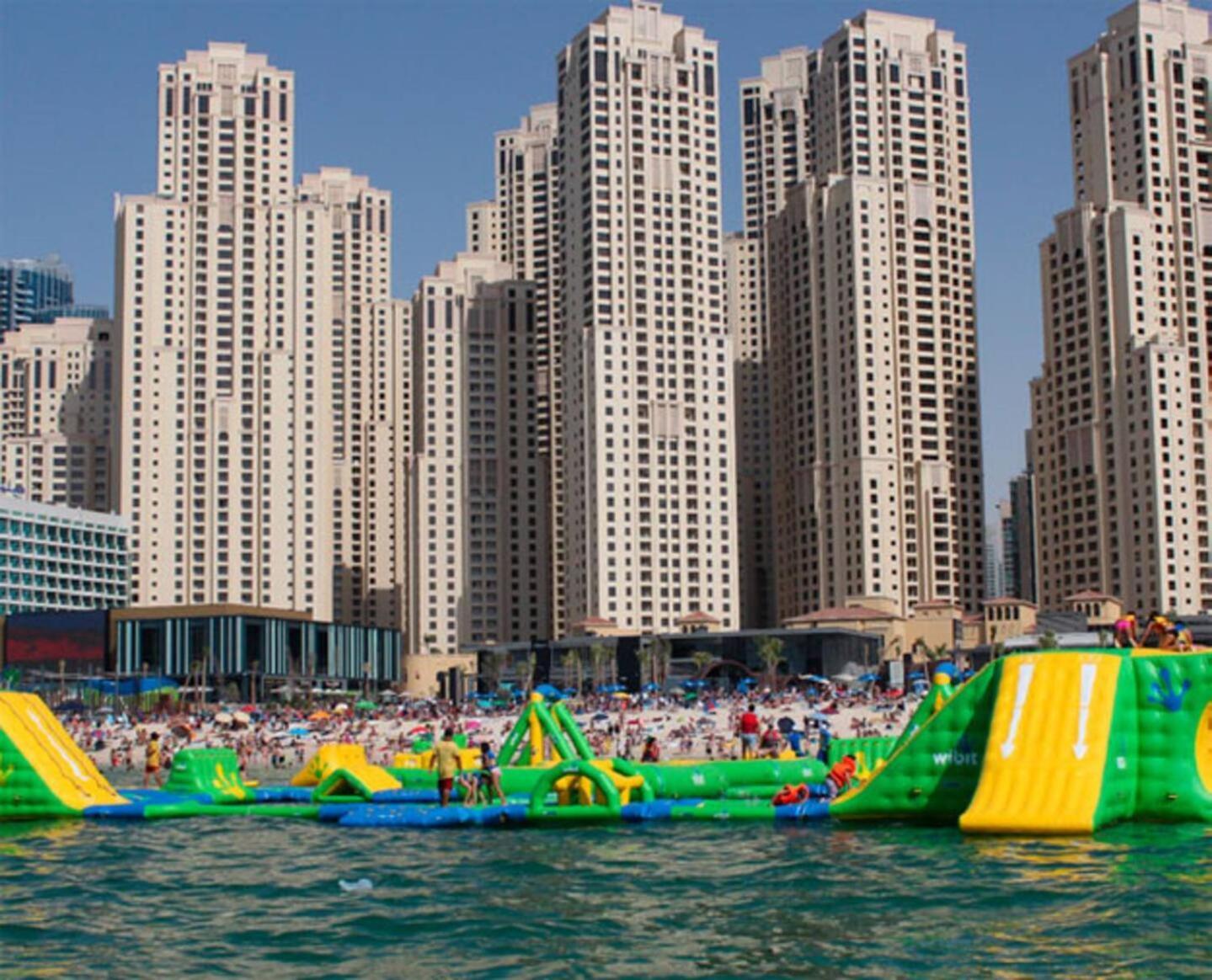 Ferienwohnung Premium 3BR! Partial Sea-View - Amwaj Dubai Exterior foto